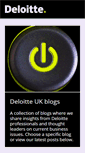 Mobile Screenshot of blogs.deloitte.co.uk