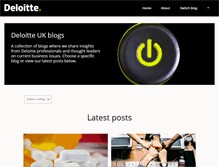 Tablet Screenshot of blogs.deloitte.co.uk
